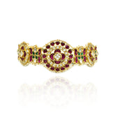 Divyara Pachi Kundan Red Choker Set - The Pashm